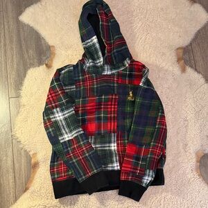 Polo by Ralph Lauren Kid's Multicolor Plaid Hoodie